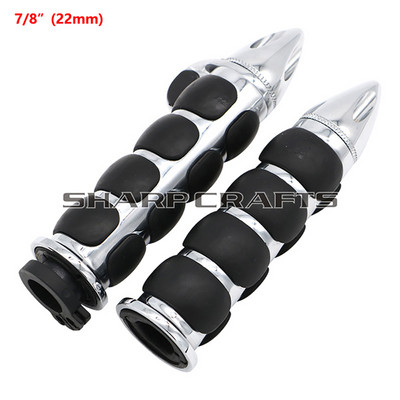 1" arba 7/8" 4 žiedų oro amortizuotos rankenos su droseliu, skirtu Harley Honda Kawasaki Suzuki Yamaha Bikes Cruiser Chopper Custom