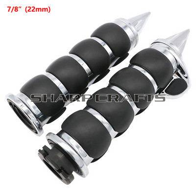 1" arba 7/8" 4 žiedų oro amortizuotos rankenos su droseliu, skirtu Harley Honda Kawasaki Suzuki Yamaha Bikes Cruiser Chopper Custom