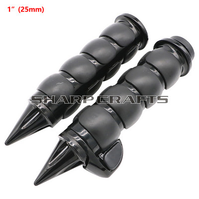 1" arba 7/8" 4 žiedų oro amortizuotos rankenos su droseliu, skirtu Harley Honda Kawasaki Suzuki Yamaha Bikes Cruiser Chopper Custom