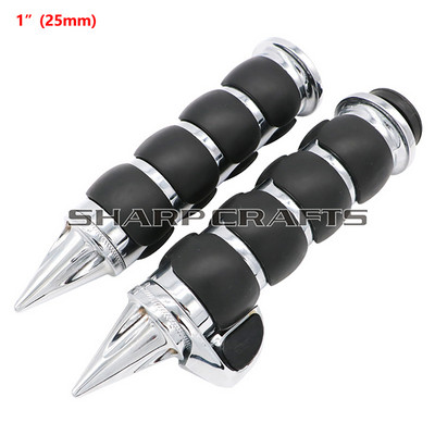 1" arba 7/8" 4 žiedų oro amortizuotos rankenos su droseliu, skirtu Harley Honda Kawasaki Suzuki Yamaha Bikes Cruiser Chopper Custom