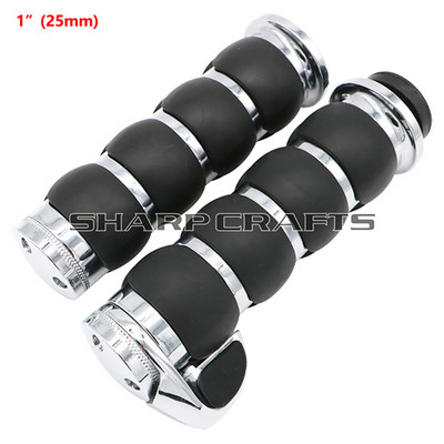 1" arba 7/8" 4 žiedų oro amortizuotos rankenos su droseliu, skirtu Harley Honda Kawasaki Suzuki Yamaha Bikes Cruiser Chopper Custom