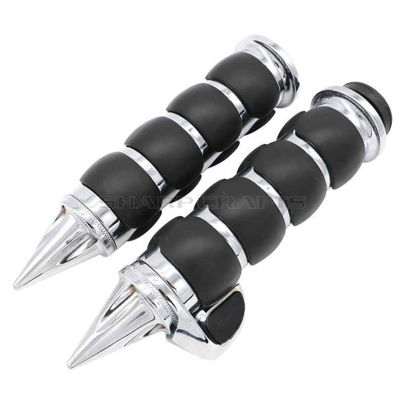 1" arba 7/8" 4 žiedų oro amortizuotos rankenos su droseliu, skirtu Harley Honda Kawasaki Suzuki Yamaha Bikes Cruiser Chopper Custom