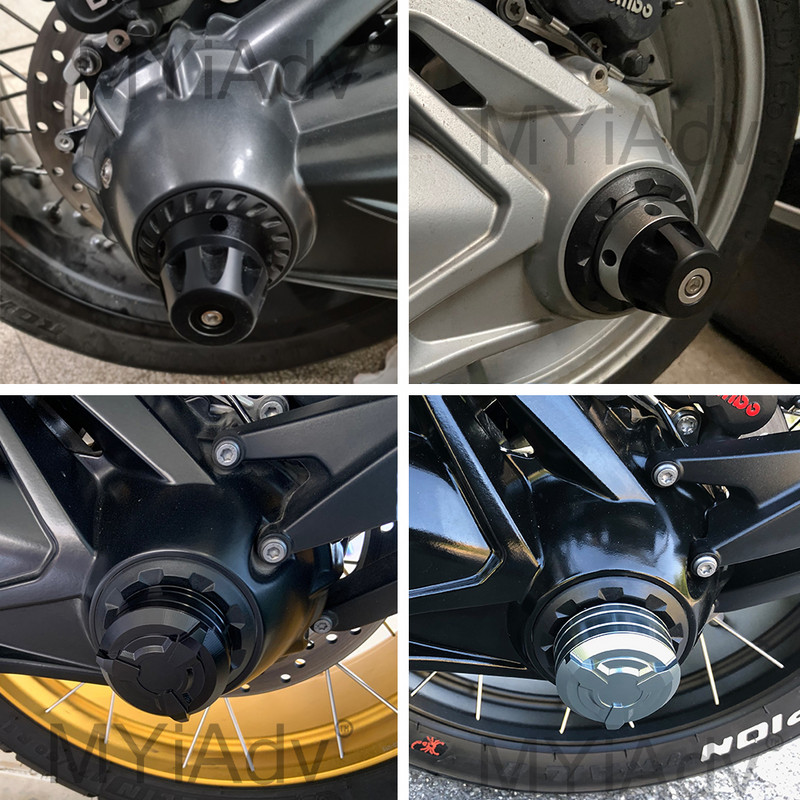 Pentru BMW R1200GS R1250GS Adventure R1200 GS S/ST/RT LC Adv R NINE T Capac ax furcă roată spate Protector anti-accident Butuc ax glisor