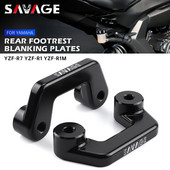 Pentru YAMAHA YZF R7 R1 R1M 2021-2023, placa de obturare a piciorului, îndepărtează suportul pentru picioare pentru pasager din spate, cârlig de curse cu pedală de motocicletă YZFR7
