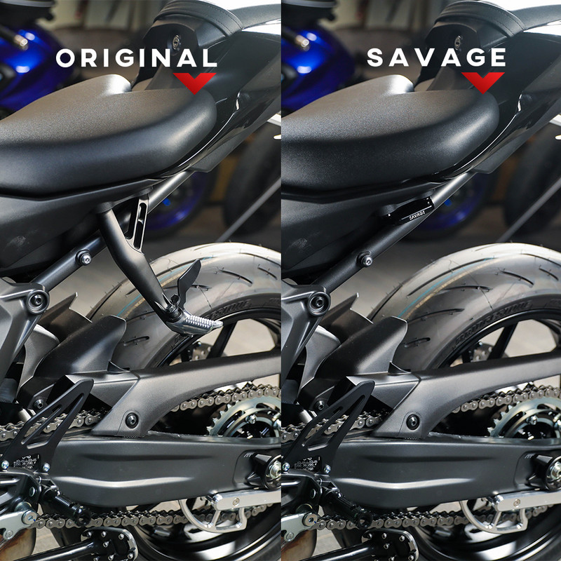 Pentru YAMAHA YZF R7 R1 R1M 2021-2023, placa de obturare a piciorului, îndepărtează suportul pentru picioare pentru pasager din spate, cârlig de curse cu pedală de motocicletă YZFR7