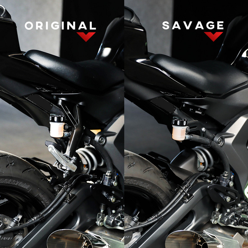 Pentru YAMAHA YZF R7 R1 R1M 2021-2023, placa de obturare a piciorului, îndepărtează suportul pentru picioare pentru pasager din spate, cârlig de curse cu pedală de motocicletă YZFR7