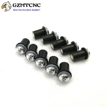 5mm M5*16 Βίδες παρμπρίζ μοτοσικλέτας Μπουλόνια παρμπρίζ Κιτ στερέωσης Fairing Για Honda CBR 600 F4i CBR1000RR CB400 VFR800