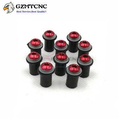 5mm M5 * 16 șuruburi de parbriz pentru motociclete șuruburi de parbriz kituri de montare carena pentru Honda CBR 600 F4i CBR1000RR CB400 VFR800