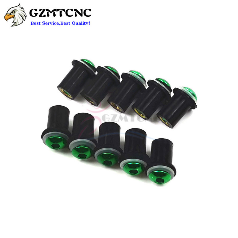 5mm M5 * 16 șuruburi de parbriz pentru motociclete șuruburi de parbriz kituri de montare carena pentru Honda CBR 600 F4i CBR1000RR CB400 VFR800