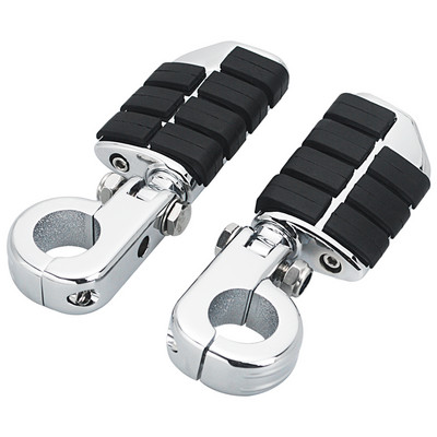 Motocicletă 32mm Protecție Motor Bară de protecție Universală 1 1/4" Kit de montare pentru picior pentru picior pentru Harley Electra Road King Street Glide
