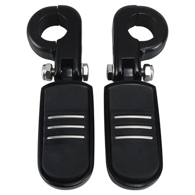 Motocicletă 32mm Protecție Motor Bară de protecție Universală 1 1/4" Kit de montare pentru picior pentru picior pentru Harley Electra Road King Street Glide