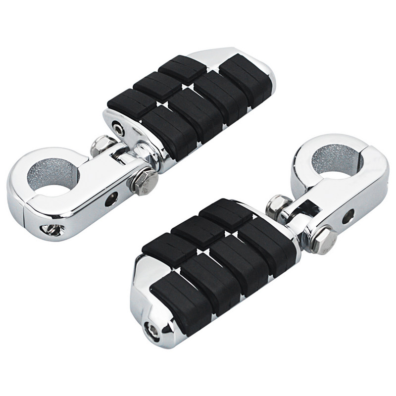 Motocicletă 32mm Protecție Motor Bară de protecție Universală 1 1/4" Kit de montare pentru picior pentru picior pentru Harley Electra Road King Street Glide