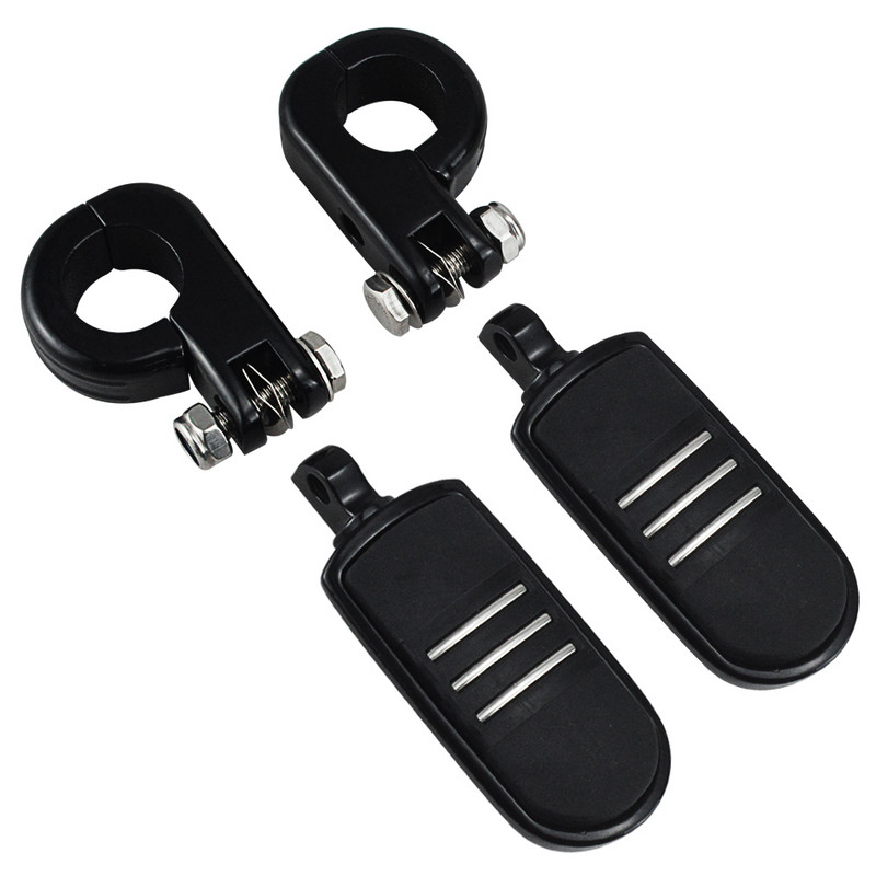 Motocicletă 32mm Protecție Motor Bară de protecție Universală 1 1/4" Kit de montare pentru picior pentru picior pentru Harley Electra Road King Street Glide
