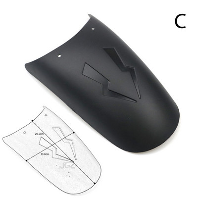 Extensor pentru apărător de noroi față spate pentru motociclete Fender Splash Extensie Pad universal pentru KTM Ducati Kawasaki Benelli Honda Harley BMW