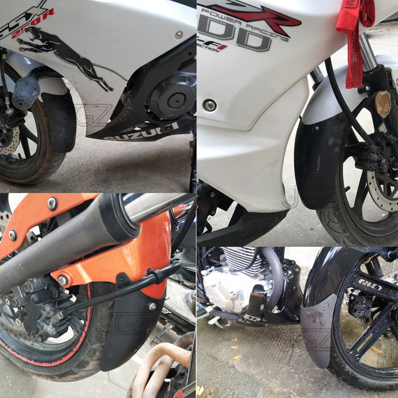 Extensor pentru apărător de noroi față spate pentru motociclete Fender Splash Extensie Pad universal pentru KTM Ducati Kawasaki Benelli Honda Harley BMW