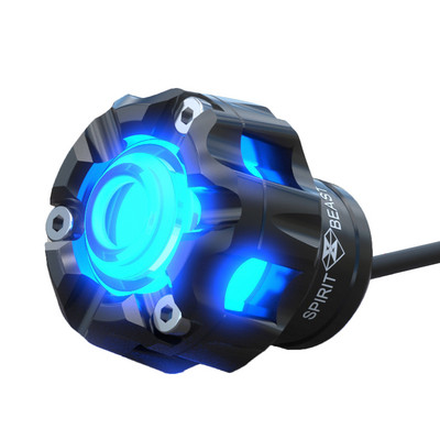 Spirit Beast Suport de protecție împotriva căderii pentru motociclete, cu LED-uri, cu amortizor strălucitor, pentru protecție împotriva căderii.