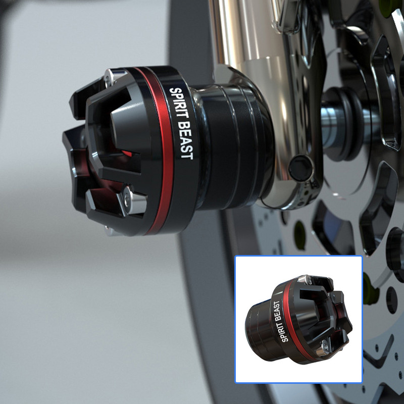 Spirit Beast Motocikl Anti-Fal Block Modifikacija Univerzalni dodaci Personality Prednji amortizer Anti-Fal Block