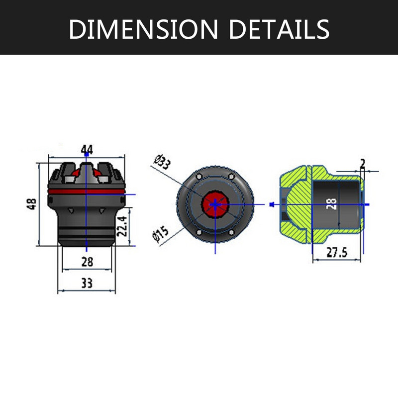 Spirit Beast Motocikl Anti-Fal Block Modifikacija Univerzalni dodaci Personality Prednji amortizer Anti-Fal Block
