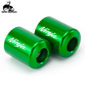 Manere de ghidon de motocicleta Capetele maner Bara de mana CNC Capac Glisor pentru Kawasaki NINJA 250R 300 ER6 650 ZX6 ZX7 ZX9 ZX10 ZX12 ZX14