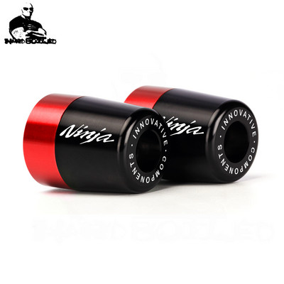 Manere de ghidon de motocicleta Capetele maner Bara de mana CNC Capac Glisor pentru Kawasaki NINJA 250R 300 ER6 650 ZX6 ZX7 ZX9 ZX10 ZX12 ZX14