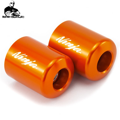 Manere de ghidon de motocicleta Capetele maner Bara de mana CNC Capac Glisor pentru Kawasaki NINJA 250R 300 ER6 650 ZX6 ZX7 ZX9 ZX10 ZX12 ZX14