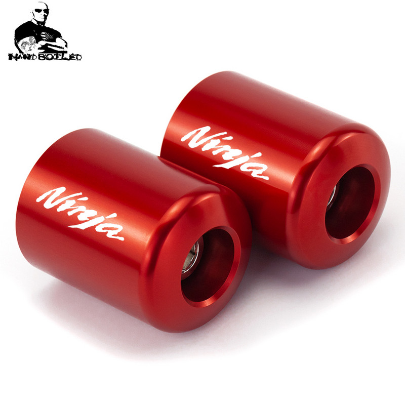 Manere de ghidon de motocicleta Capetele maner Bara de mana CNC Capac Glisor pentru Kawasaki NINJA 250R 300 ER6 650 ZX6 ZX7 ZX9 ZX10 ZX12 ZX14