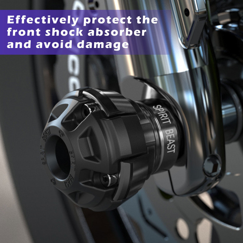 Cupă furcă frontală universală pentru motociclete Accesorii modificate Bloc de cădere Protecție roată Cupă anti-cădere