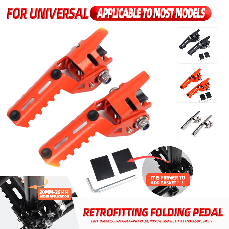 Pentru Royal Enfield interceptor 650 Accesorii pentru motociclete Sujere pentru picioare pentru autostradă Suporturi pliante pentru picioare Diametru 20mm - 26mm