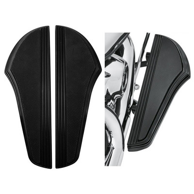 Motocicletă CNC Planșeu din cauciuc Suport pentru picioare pentru șofer Pedală anti-alunecare pentru Harley Touring Road Glide Road King Electra Glide FLHX Dyna