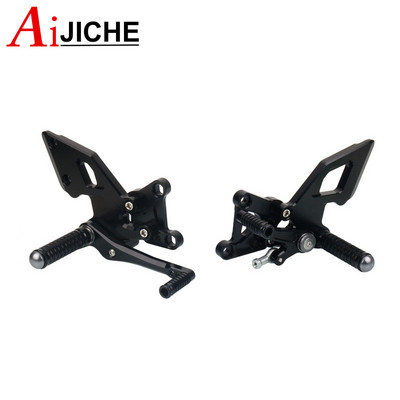 Set de spate reglabil CNC pentru motociclete Suport pentru picioare Suport pentru picioare pentru YAMAHA YZF-R3 YZF-R25 YZF R3 R25 YZFR3 MT-03 MT-25 MT03 MT25