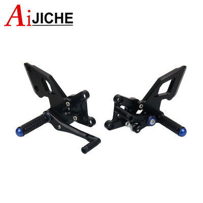 Set de spate reglabil CNC pentru motociclete Suport pentru picioare Suport pentru picioare pentru YAMAHA YZF-R3 YZF-R25 YZF R3 R25 YZFR3 MT-03 MT-25 MT03 MT25