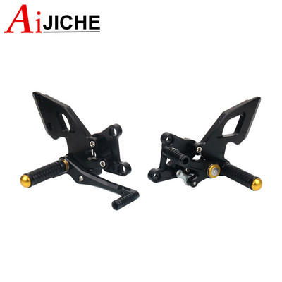 Set de spate reglabil CNC pentru motociclete Suport pentru picioare Suport pentru picioare pentru YAMAHA YZF-R3 YZF-R25 YZF R3 R25 YZFR3 MT-03 MT-25 MT03 MT25