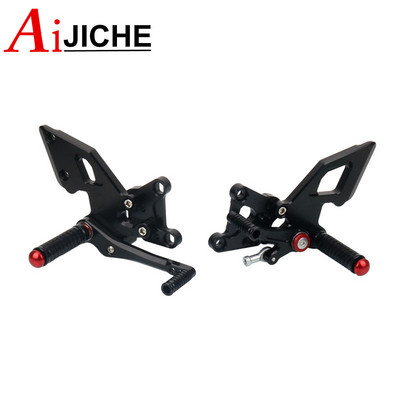 Set de spate reglabil CNC pentru motociclete Suport pentru picioare Suport pentru picioare pentru YAMAHA YZF-R3 YZF-R25 YZF R3 R25 YZFR3 MT-03 MT-25 MT03 MT25