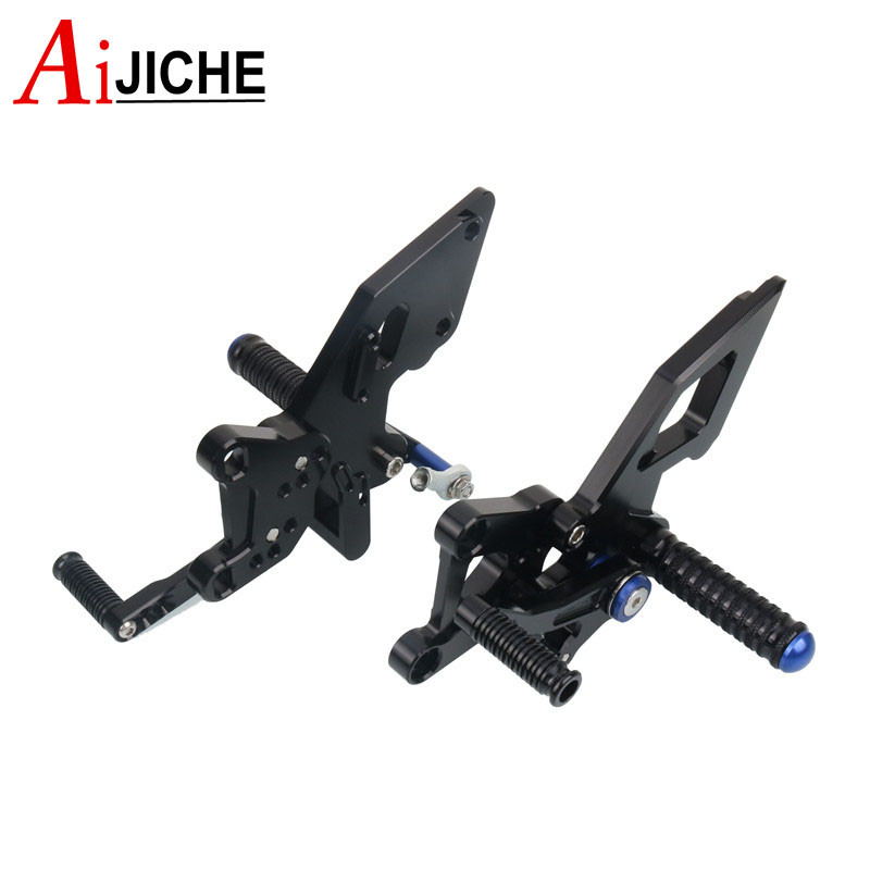Set de spate reglabil CNC pentru motociclete Suport pentru picioare Suport pentru picioare pentru YAMAHA YZF-R3 YZF-R25 YZF R3 R25 YZFR3 MT-03 MT-25 MT03 MT25