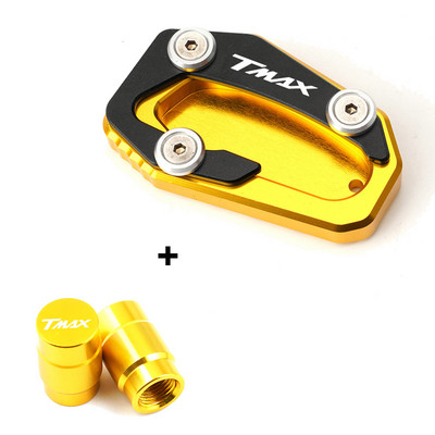 Για YAMAHA T-Max 560 TMAX 530 SX DX TECH MAX TMAX560 2017-2022 Μοτοσικλέτα Πλαϊνή βάση στήριξης Kickstand Μεγέθυνση Καπάκια βαλβίδας ελαστικών