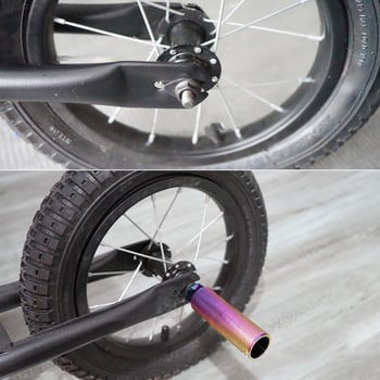 2x за MTB BMX Bike Bicycle Axle Pedal Foot Stunt Peg Footest-Lost Cylinder Grip Anti-Slip Front Rear Axle Foot Pick