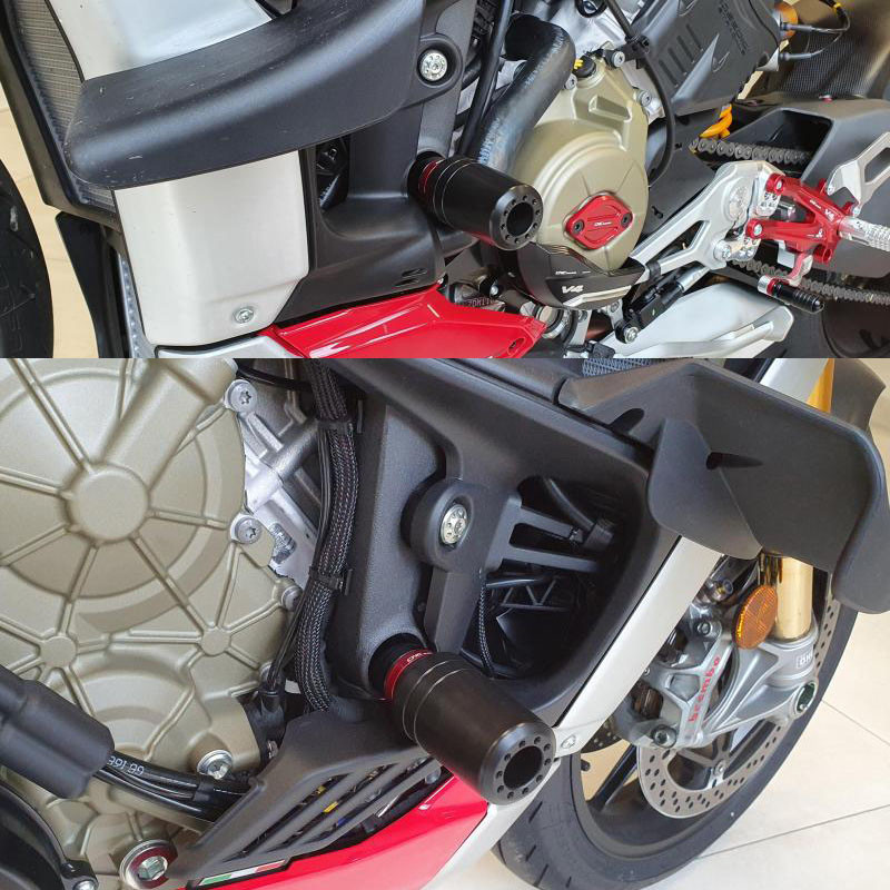 Pentru DUCATI Streetfighter V4 V4S Street Fighter 2020 Motocicletă Protecție împotriva căderii Cadrul Glisor Carenat Protector Protecție împotriva accidentului