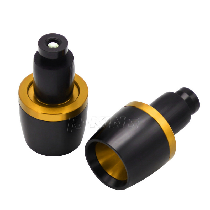 Manere universale pentru capete de bară pentru Honda Ducati Yamaha Kawasaki 7/8" 22mm Ghidon de motocicletă Mufă de contragreutate Slider