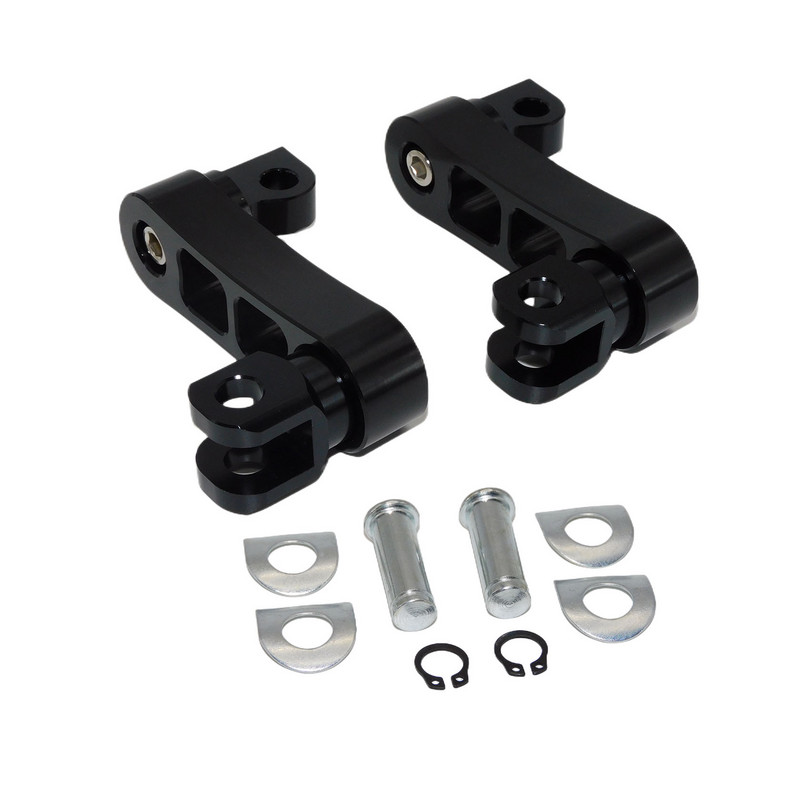 Motociklistički podesivi držači za noge suvozača Komplet za montiranje klinova za autoceste Nosač za produžetke stezaljki za Harley Sportster XL Dyna Fatboy