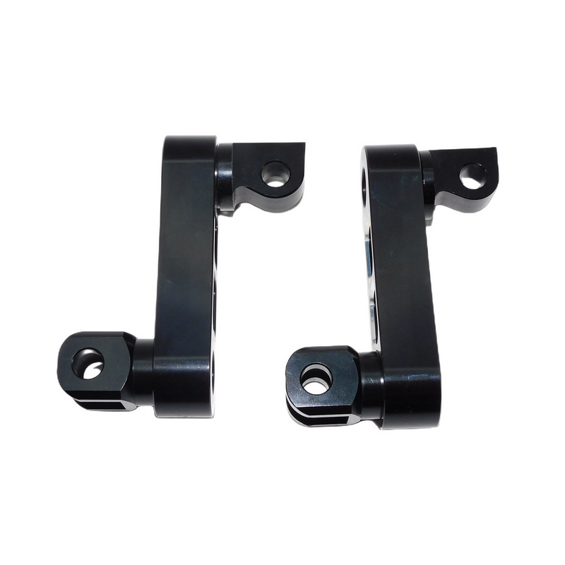 Motociklistički podesivi držači za noge suvozača Komplet za montiranje klinova za autoceste Nosač za produžetke stezaljki za Harley Sportster XL Dyna Fatboy