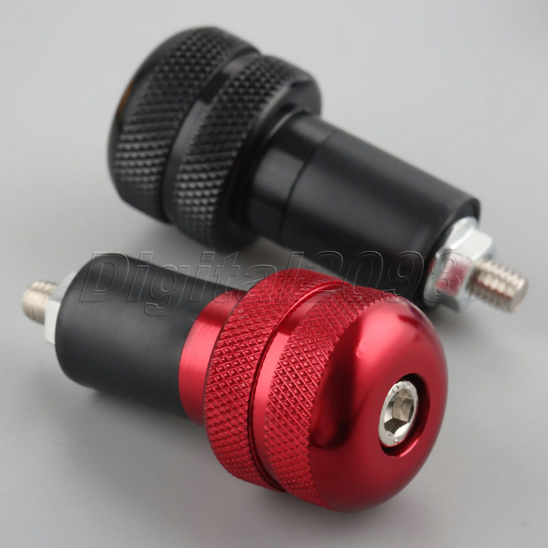 2 buc. 7/8 "22mm pentru ghidon din aluminiu pentru motociclete, mufă echilibrată, glisor, mâner, bară, greutăți, capac pentru mânere pentru Honda Suzuki Yamaha