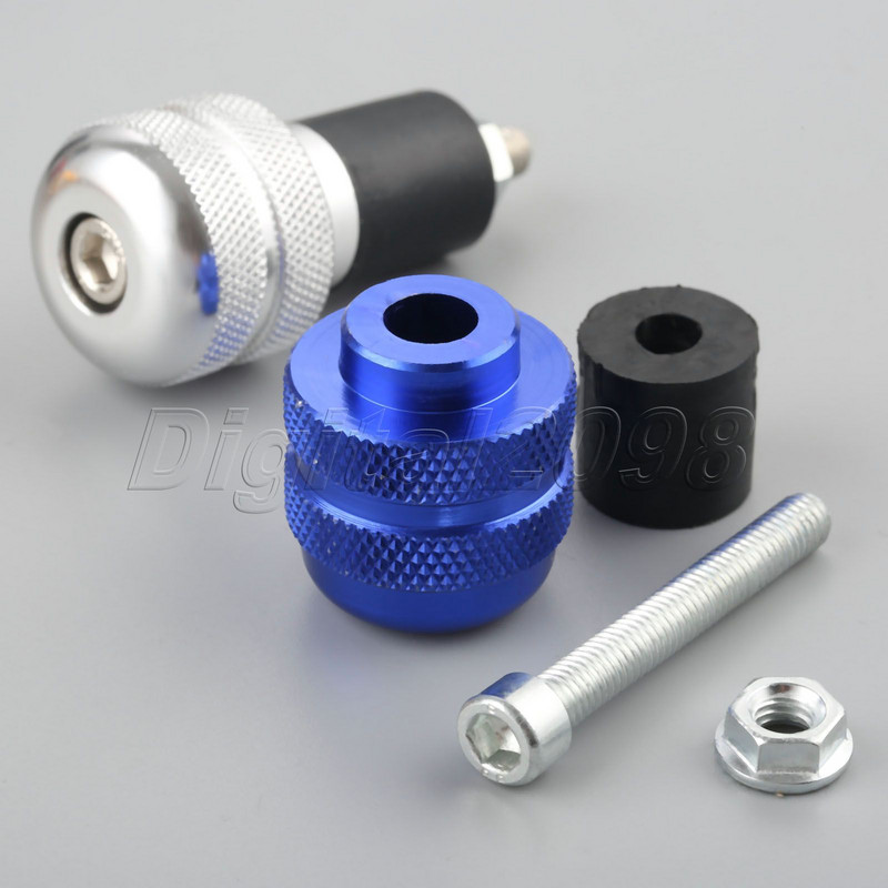 2 buc. 7/8 "22mm pentru ghidon din aluminiu pentru motociclete, mufă echilibrată, glisor, mâner, bară, greutăți, capac pentru mânere pentru Honda Suzuki Yamaha