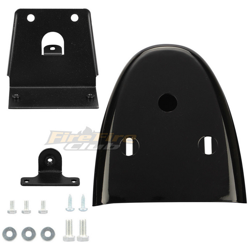 Spoiler negru față inferioară pentru motocicletă Apărător de noroi Air Dam Carenat pentru barbie pentru Harley XL Sportster 883 1200