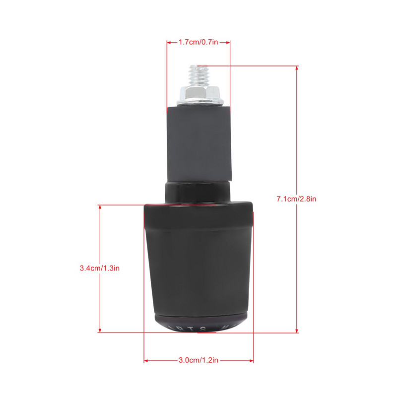 7/8"22MM pentru Bajaj Pulsar 200 NS/200 RS/200 AS 200RS 200NS 200AS Manere de ghidon Capac de mâner dopuri de capăt Accesorii pentru motociclete