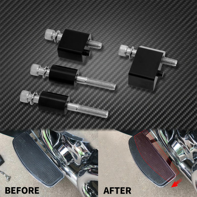 Seturi de extensie 1-1/4 inchi pentru șofer motociclete Distanțiere placa podea pentru Harley Touring CVO Limited FLHTKSE 2014-2021 Electra Road Glide