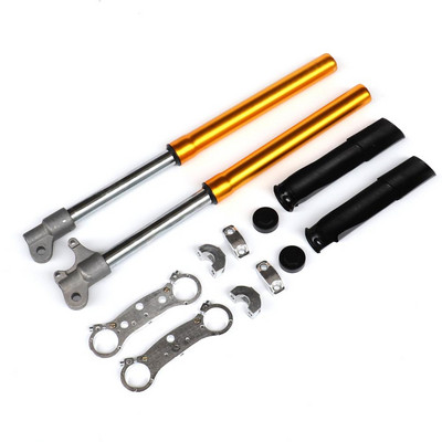 Esihargi amortisaatorite vedrustuse komplekt mootorratta mustuseaberattale