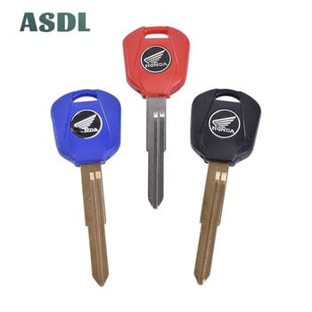 Μοτοσικλέτα Universal Key Embryo Blank Handle για HONDA CBF600 CBR954 F4I F4 F5 Αριστερή διπλή αυλάκωση Τσιπ πλήκτρων λεπίδας