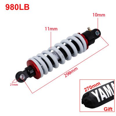 290mm Amortizor spate Suspensie de absorbție pentru Thumpster Cross Motociclete Dirt Pit Bike ATV QUAD Accesorii 980lbs