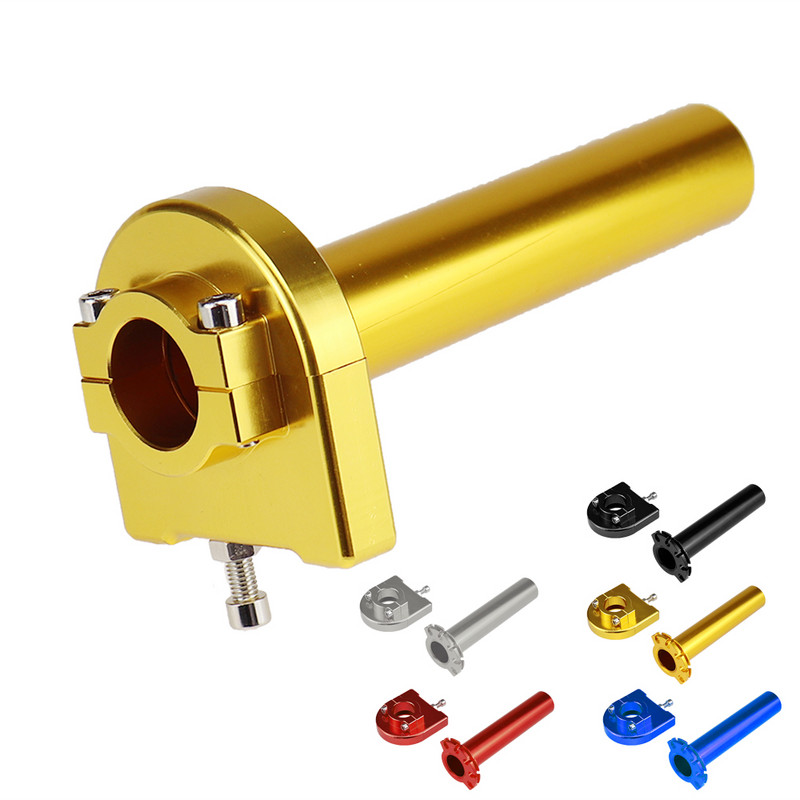 22mm 7/8" Accelerator din aluminiu Mânere răsucitoare Mâner accelerație Mânere răsucitoare Dirt Bike Ghidon pentru motociclete Scooter Bicicletă Universal