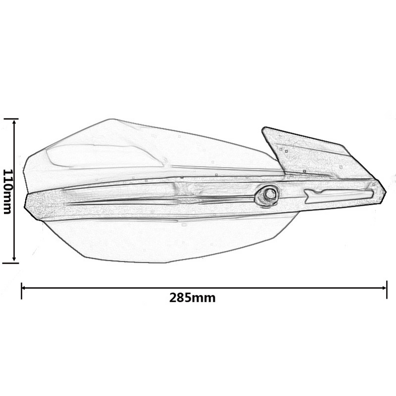 22 MM 28 MM Apărătoare de mână pentru motociclete Protector pentru mâner Apărător de mână Protecție pentru ghidon pentru Pit Dirt Bike